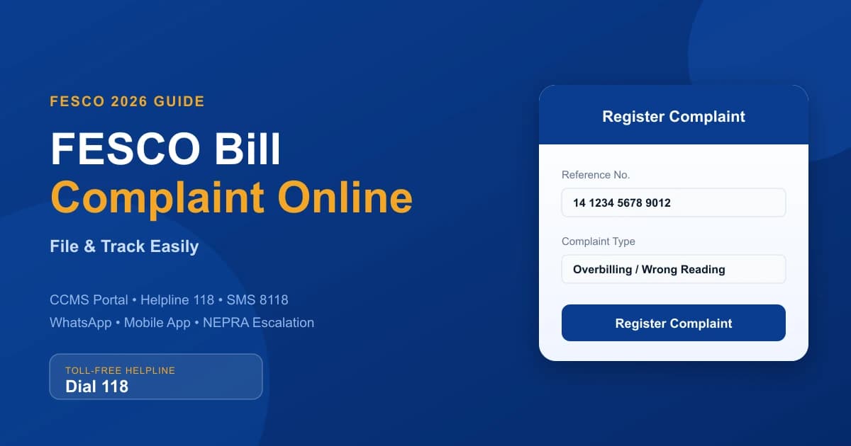 Person filing a FESCO bill complaint online on a laptop using the CCMS portal
