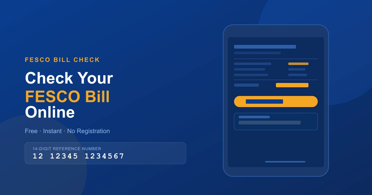 Family checking FESCO electricity bill online by reference number on mobile phone